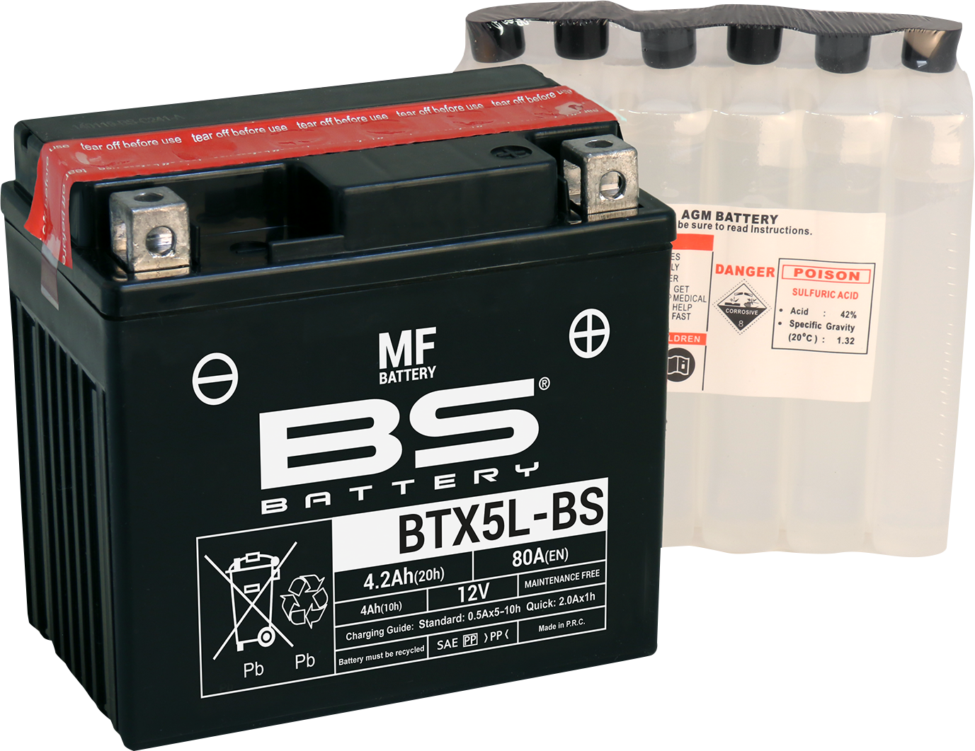 BS BATTERY Battery - BTX5L-BS (YTX) 300618