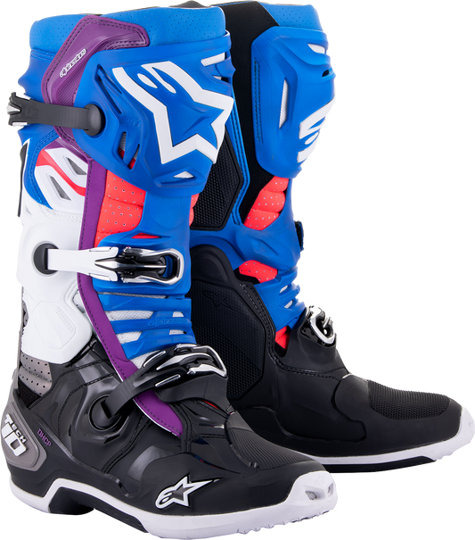 ALPINESTARS Tech 10 Supervented Boots - Blue/Black/White - US 10 2010520-1792-10