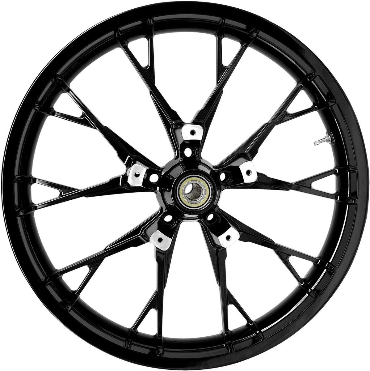 COASTAL MOTO Wheel - Marlin - Front - Dual Disc/ABS - Solid Black - 21"x3.50" 3D-MAR213SBABST