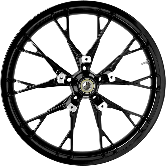 COASTAL MOTO Wheel - Marlin - Front - Dual Disc/ABS - Solid Black - 21"x3.50" 3D-MAR213SBABST