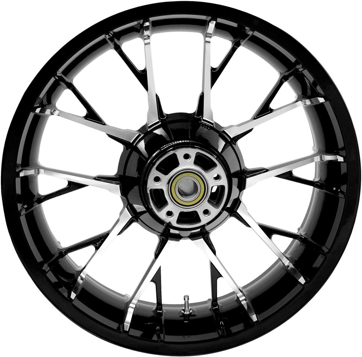 COASTAL MOTO Wheel - Marlin - Rear - Single Disc/ABS - Black Cut - 18"x5.50" 3D-MAR185BCABST