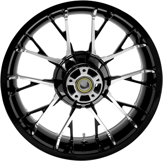 COASTAL MOTO Wheel - Marlin - Rear - Single Disc/ABS - Black Cut - 18"x5.50" 3D-MAR185BCABST