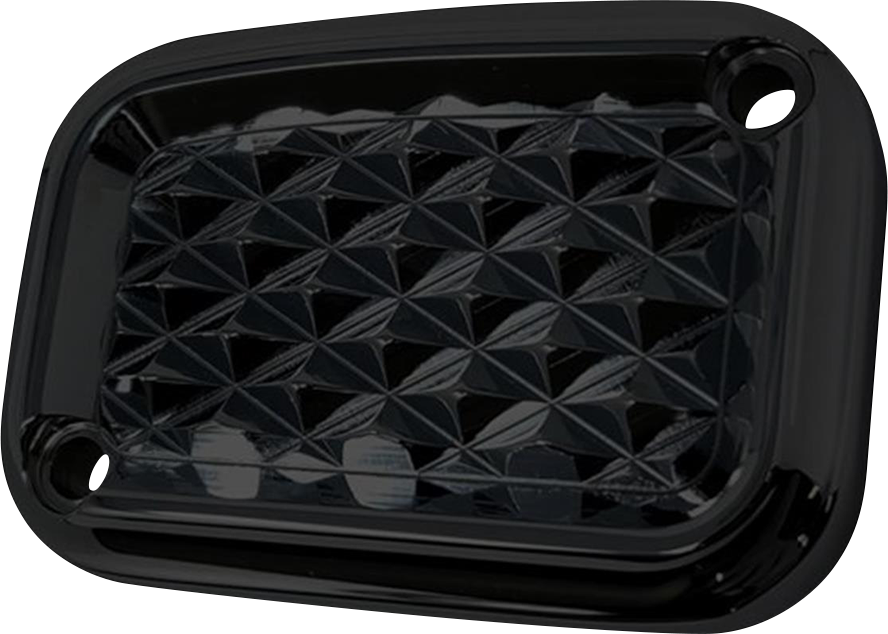 COVINGTONS Master Cylinder Lid - Brake - Front - Diamondback - Black C3056-B
