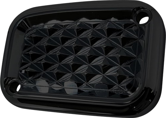 COVINGTONS Master Cylinder Lid - Brake - Front - Diamondback - Black C3056-B