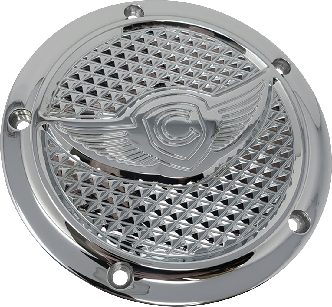 COVINGTONS Derby Cover - 5-Hole - Diamondback - Chrome C3075-C