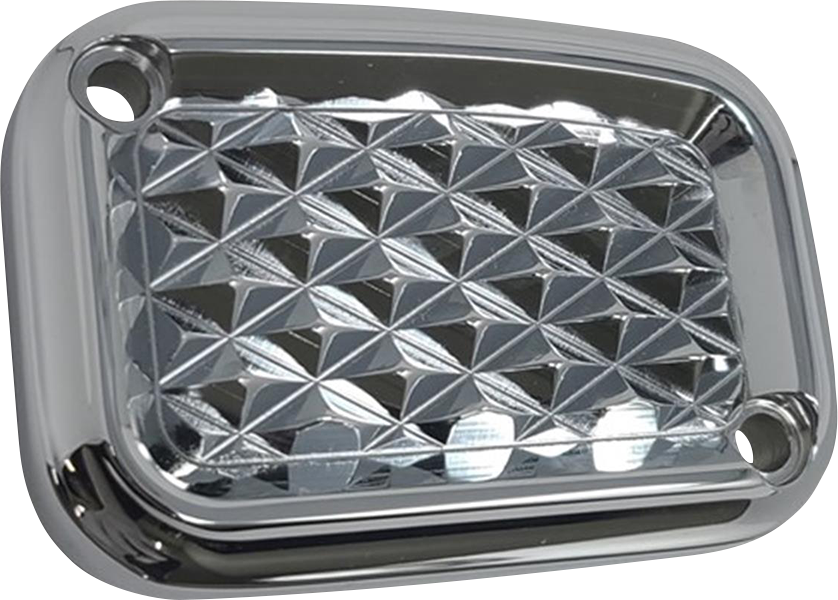 COVINGTONS Master Cylinder Lid - Clutch - Diamondback - Chrome C3078-C