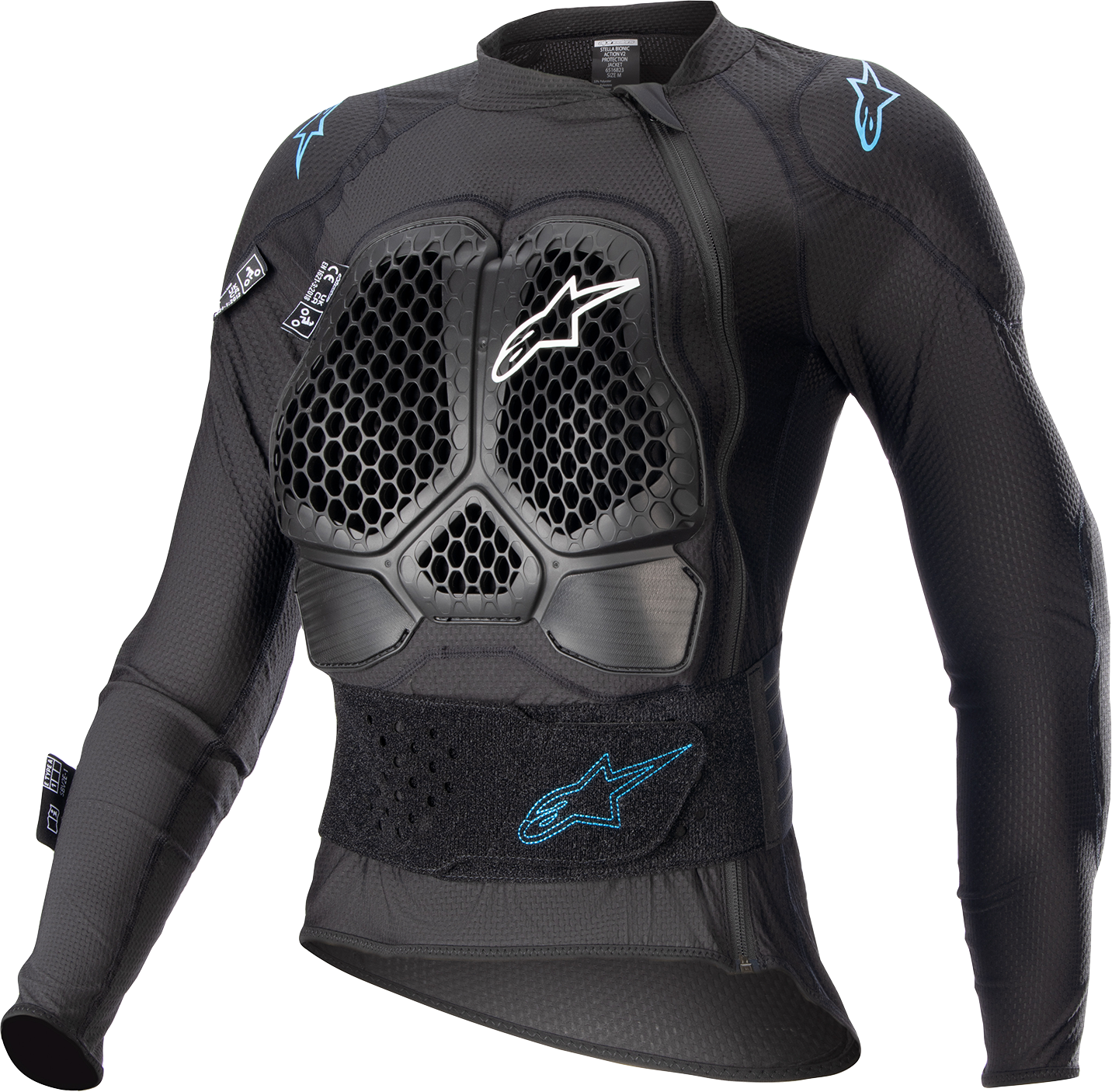 ALPINESTARS Stella Bionic Action V2 Protection Jacket - Black/Cream - Medium 6516823-1079-M