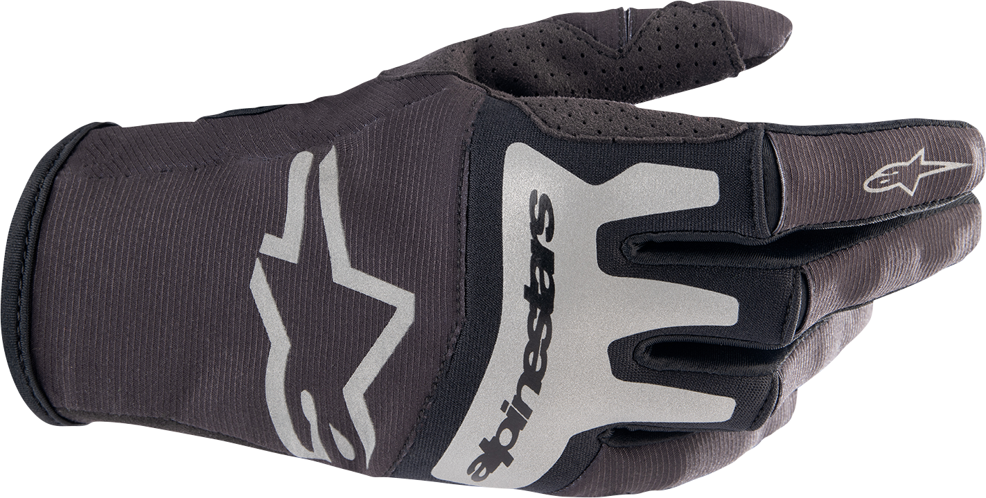 ALPINESTARS Techstar Gloves - Black/Silver - Medium 3561023-1419-M