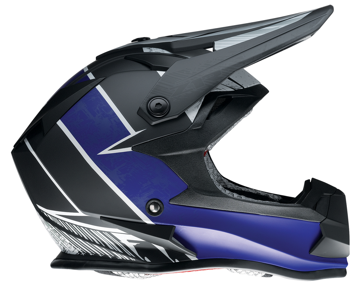 Z1R Youth F.I. Helmet - Fractal - MIPS - Matte Black/Blue - Medium 0111-1512