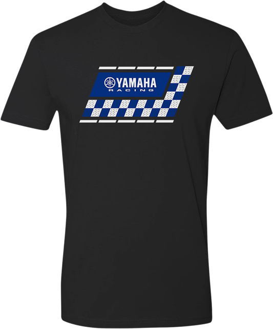 YAMAHA APPAREL Yamaha Racing Check T-Shirt - Black - XL NP21S-M3108-XL