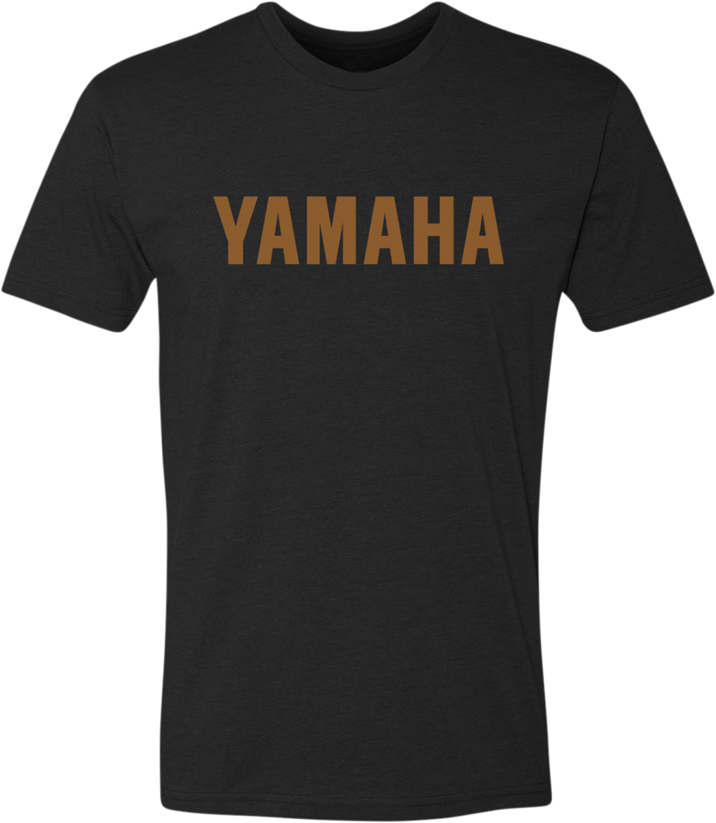 YAMAHA APPAREL Yamaha Classic T-Shirt - Black/Gold - Medium NP21S-M3126-M