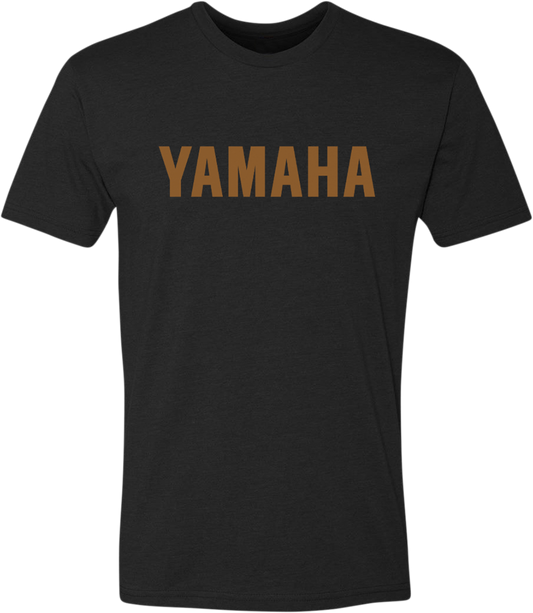 YAMAHA APPAREL Yamaha Classic T-Shirt - Black/Gold - Medium NP21S-M3126-M