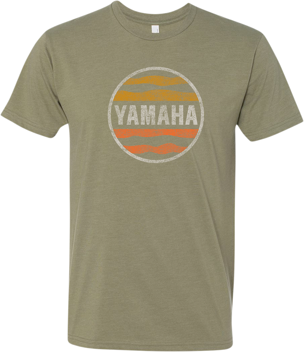 YAMAHA APPAREL Yamaha Sunset T-Shirt - Olive Green - Small NP21S-M3128-S