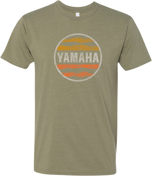 YAMAHA APPAREL Yamaha Sunset T-Shirt - Olive Green - Small NP21S-M3128-S