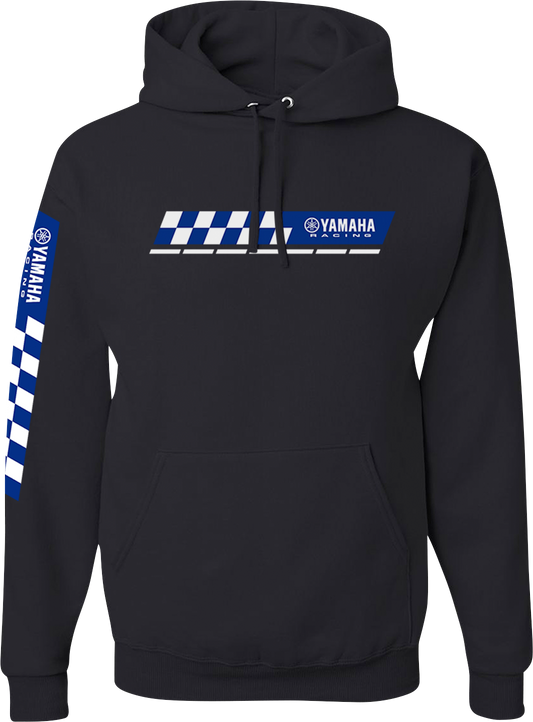 YAMAHA APPAREL Yamaha Racing Check Hoodie - Black - Small NP21S-M3110-S