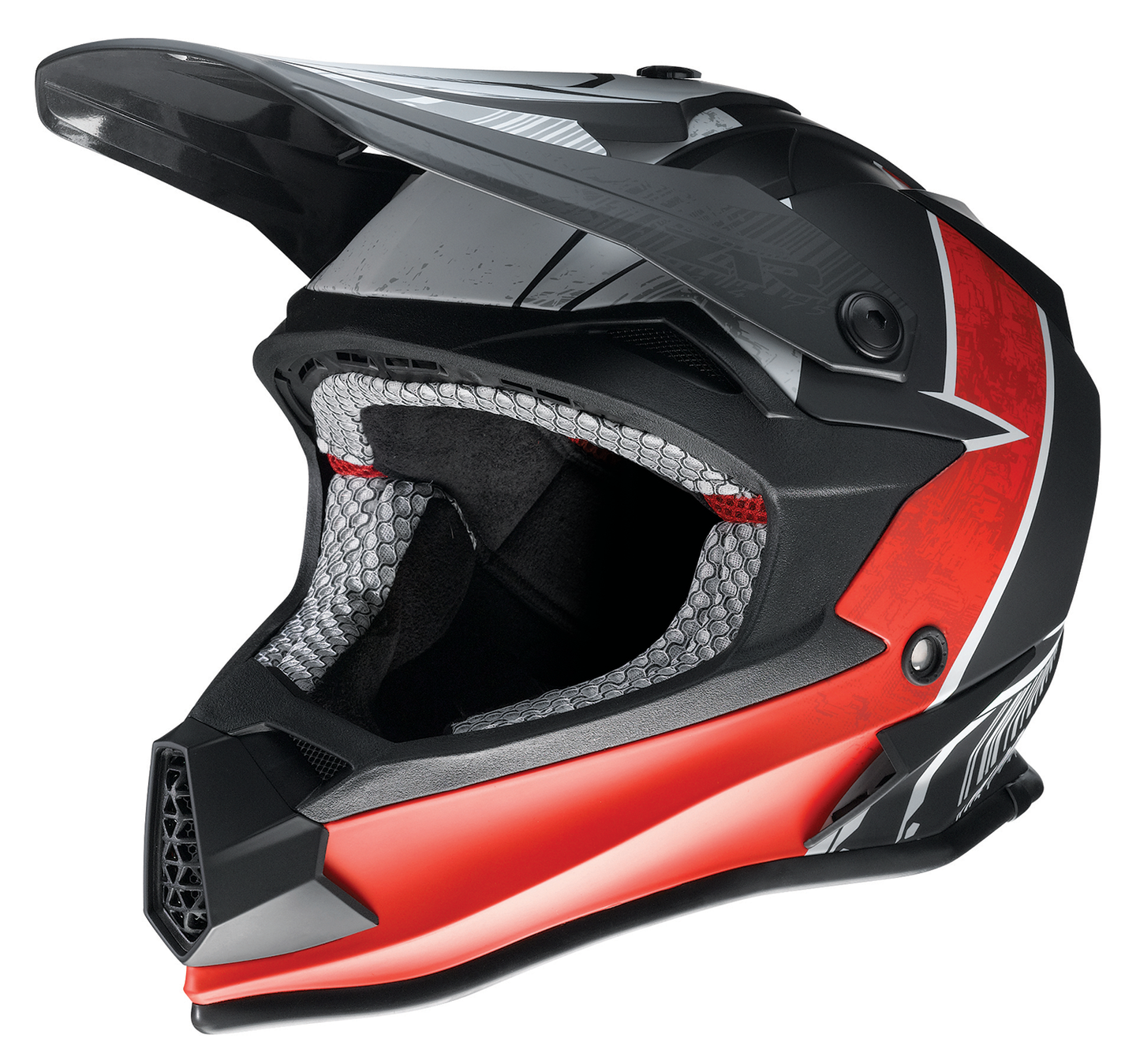 Z1R Youth F.I. Helmet - Fractal - MIPS - Matte Black/Red - Small 0111-1517