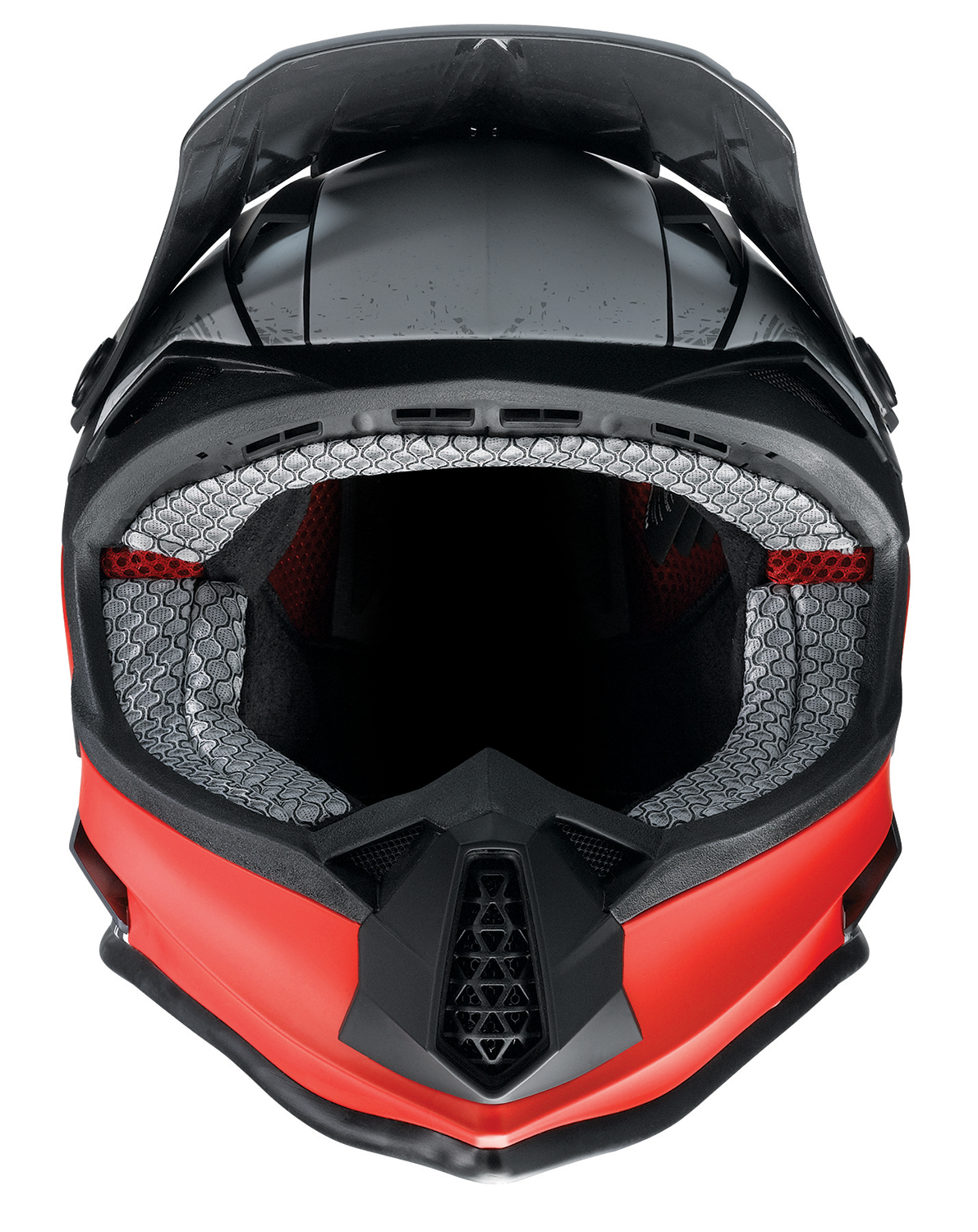 Z1R Youth F.I. Helmet - Fractal - MIPS - Matte Black/Red - Small 0111-1517