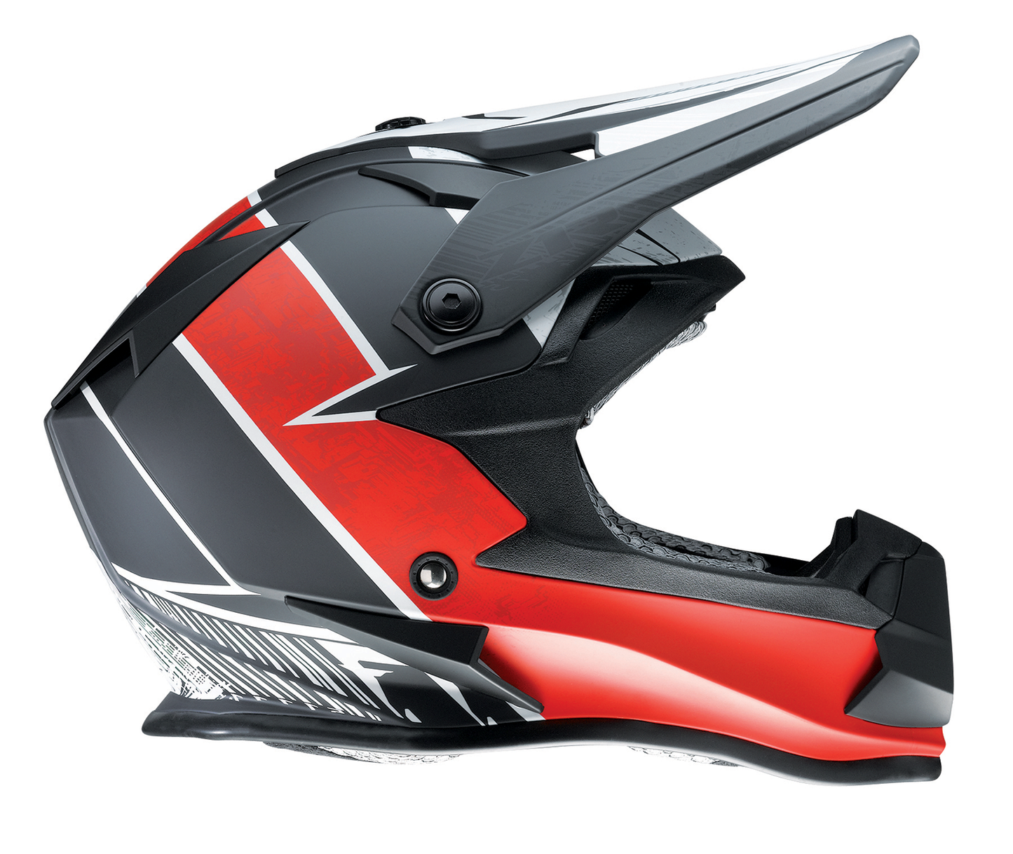 Z1R Youth F.I. Helmet - Fractal - MIPS - Matte Black/Red - Small 0111-1517