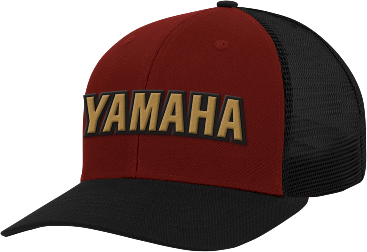 YAMAHA APPAREL Yamaha Hat - Red/Black/Gold NP21A-H3201