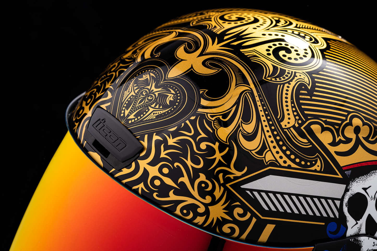 ICON Airform* Helmet - Suicide King - Gold - Small 0101-14728