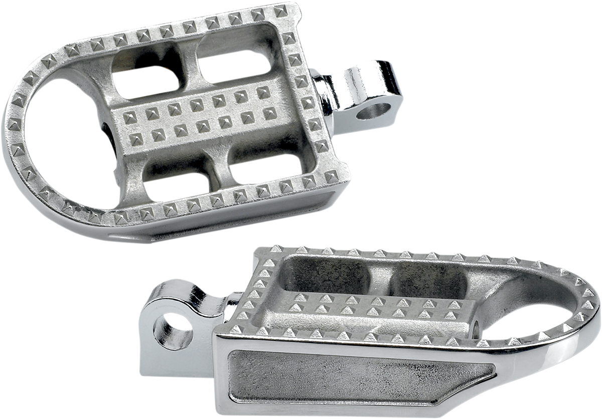 BILTWELL Mushman Footpegs - Polished 7002-302-01