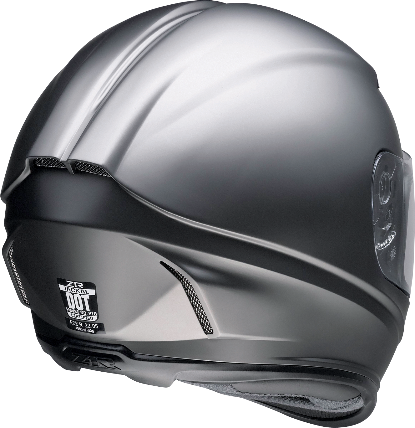 Z1R Jackal Helmet - Satin - Titanium - XS 0101-14835