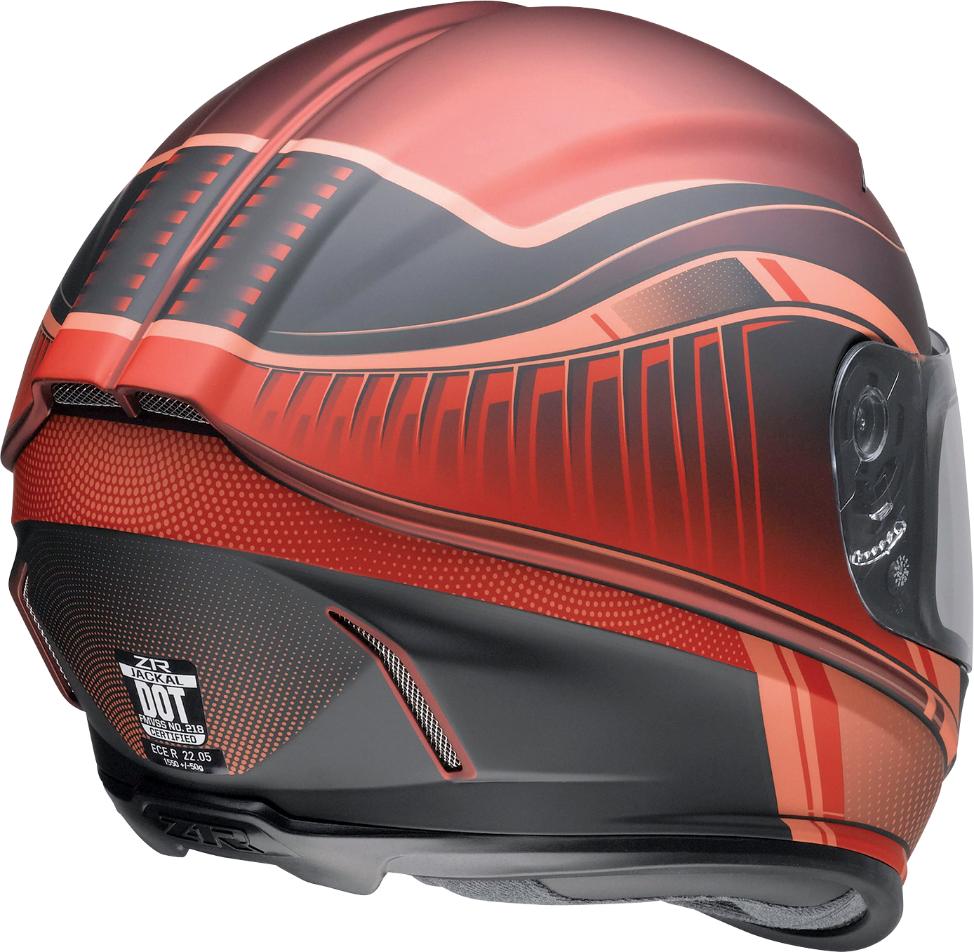 Z1R Jackal Helmet - Dark Matter - Red - Small 0101-14849