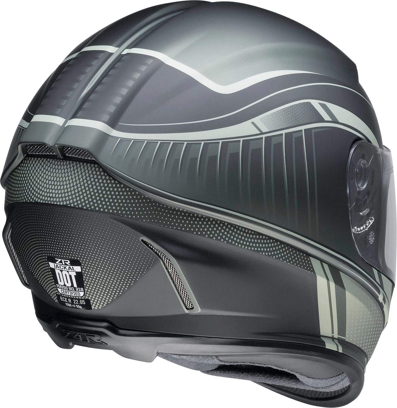 Z1R Jackal Helmet - Dark Matter - Green - XS 0101-14855