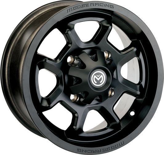 MOOSE UTILITY Wheel - 415X - Front - Black - 12x7 - 4/110 - 4+3 415MO127110MB4