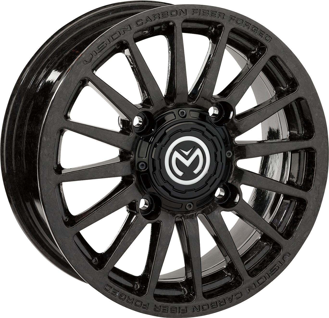 MOOSE UTILITY Wheel - 325X Carbon Fiber - Front/Rear - Black - 15x6 - 4/156 - 5+1 325-1561565-150