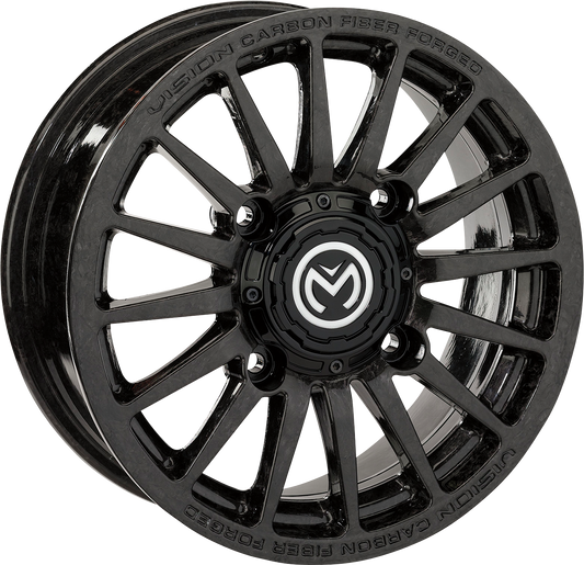 MOOSE UTILITY Wheel - 325X Carbon Fiber - Front/Rear - Black - 15x6 - 4/156 - 5+1 325-1561565-150