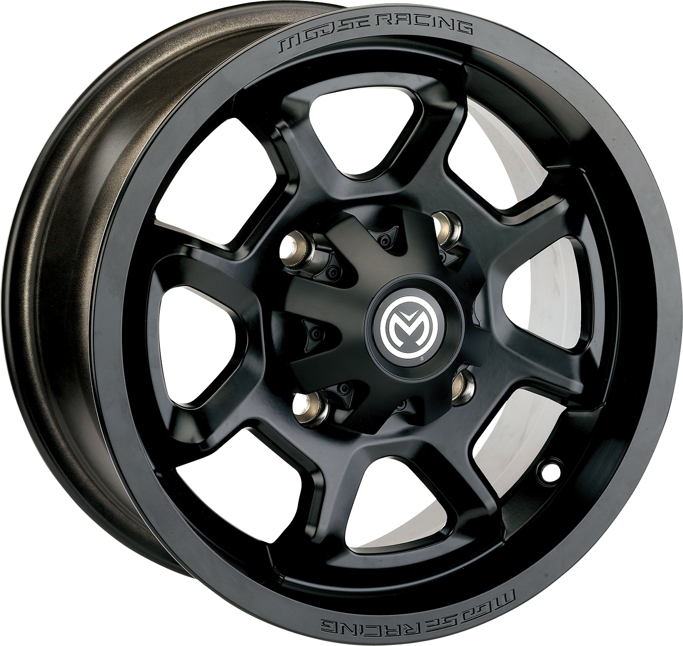 MOOSE UTILITY Wheel - 415X - Front/Rear - Black - 14x7 - 4/156 - 4+3 415MO147156MB4