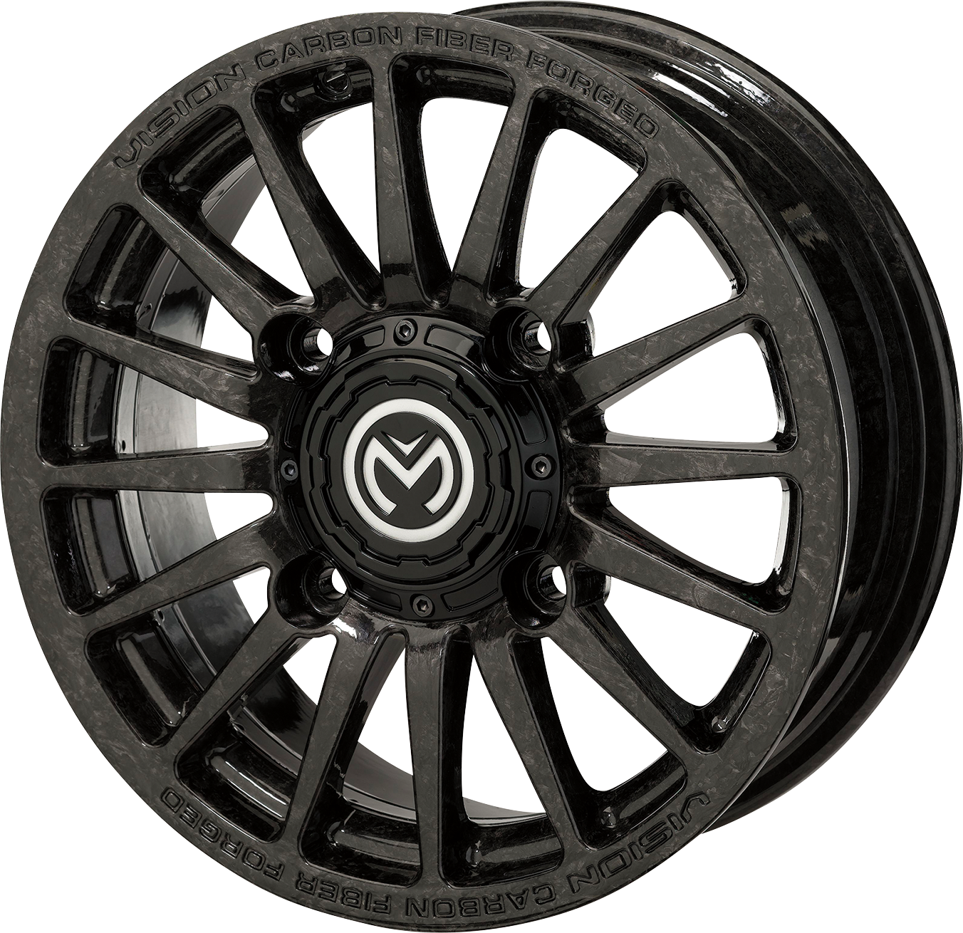 MOOSE UTILITY Wheel - 325X Carbon Fiber - Front/Rear - Black - 15x6 - 4/156 - 5+1 325-1561565-150