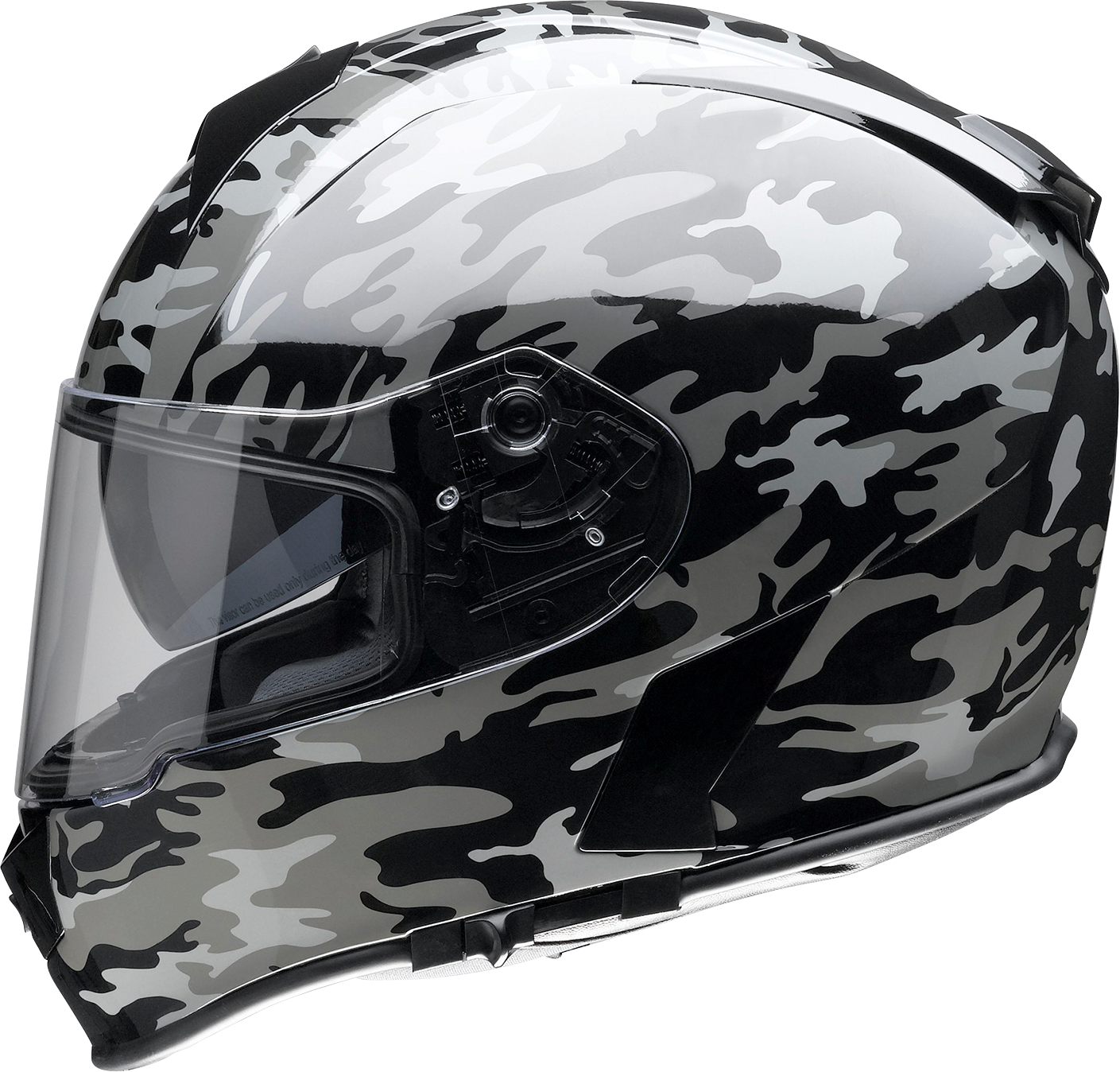 Z1R Warrant Helmet - Camo - Black/Gray - Medium 0101-14367