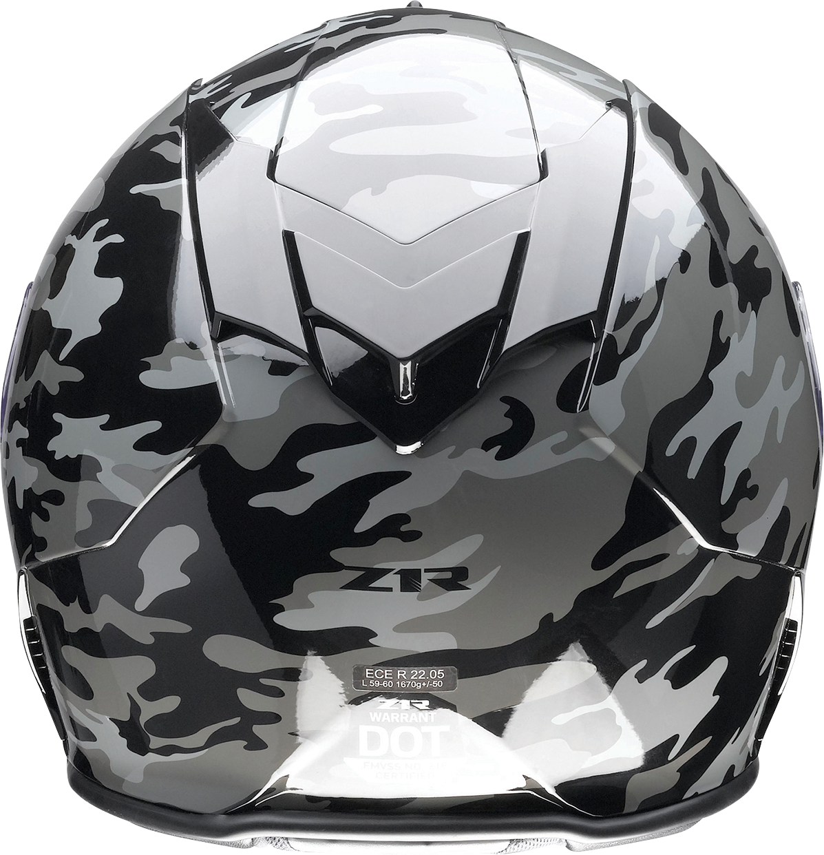 Z1R Warrant Helmet - Camo - Black/Gray - 2XL 0101-14370