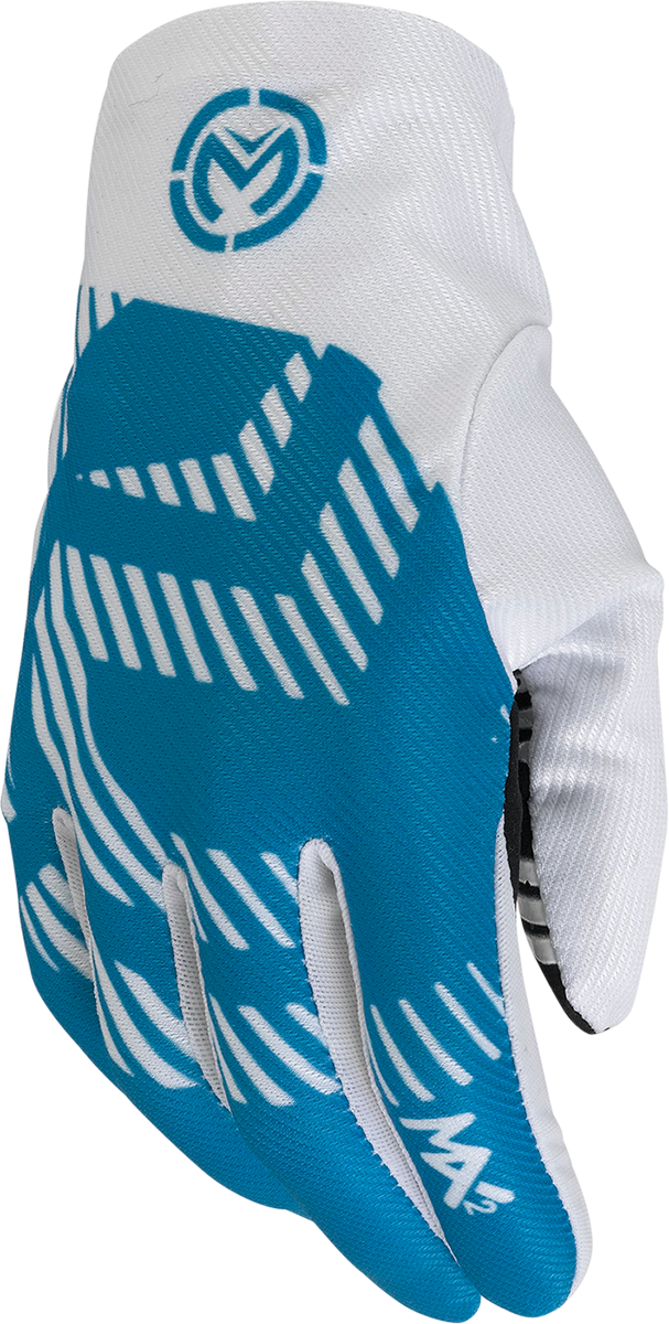 MOOSE RACING MX2* Gloves - Blue/White - Large 3330-7359