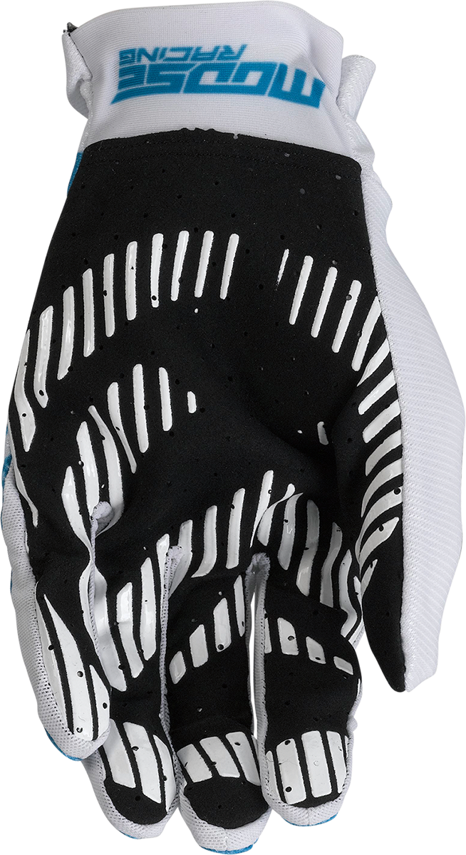 MOOSE RACING MX2* Gloves - Blue/White - Large 3330-7359