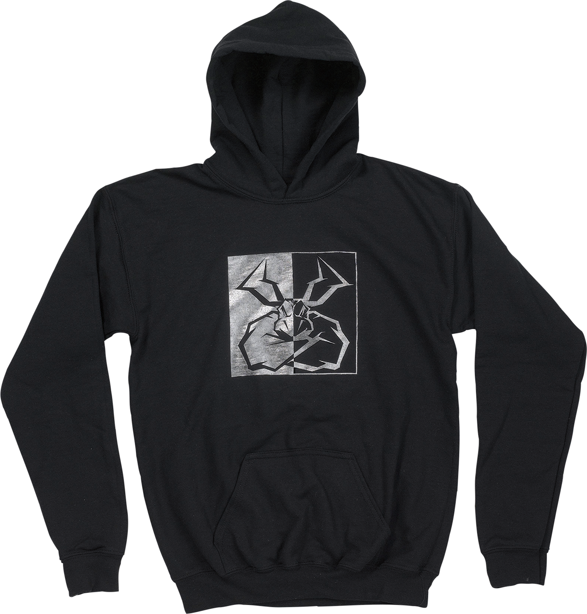 MOOSE RACING Youth Split Personality Hoodie - Black - Medium 3052-0674