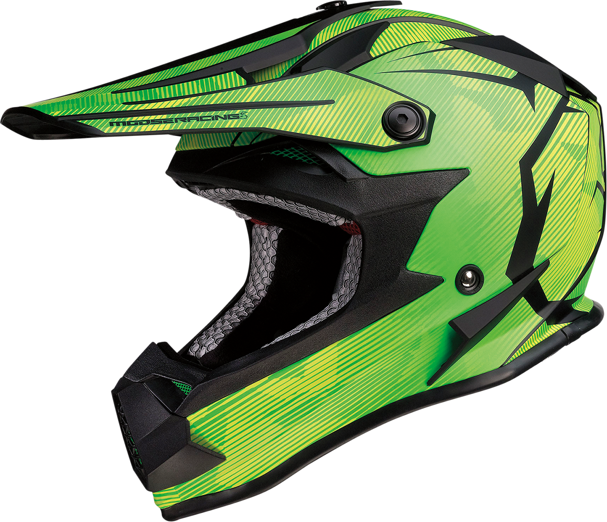 MOOSE RACING Youth F.I. Helmet - Agroid Camo - MIPS? - Yellow/Green - Small 0111-1523