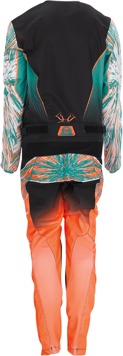 MOOSE RACING Youth Agroid Jersey - Teal/Orange/Black - XL 2912-2255