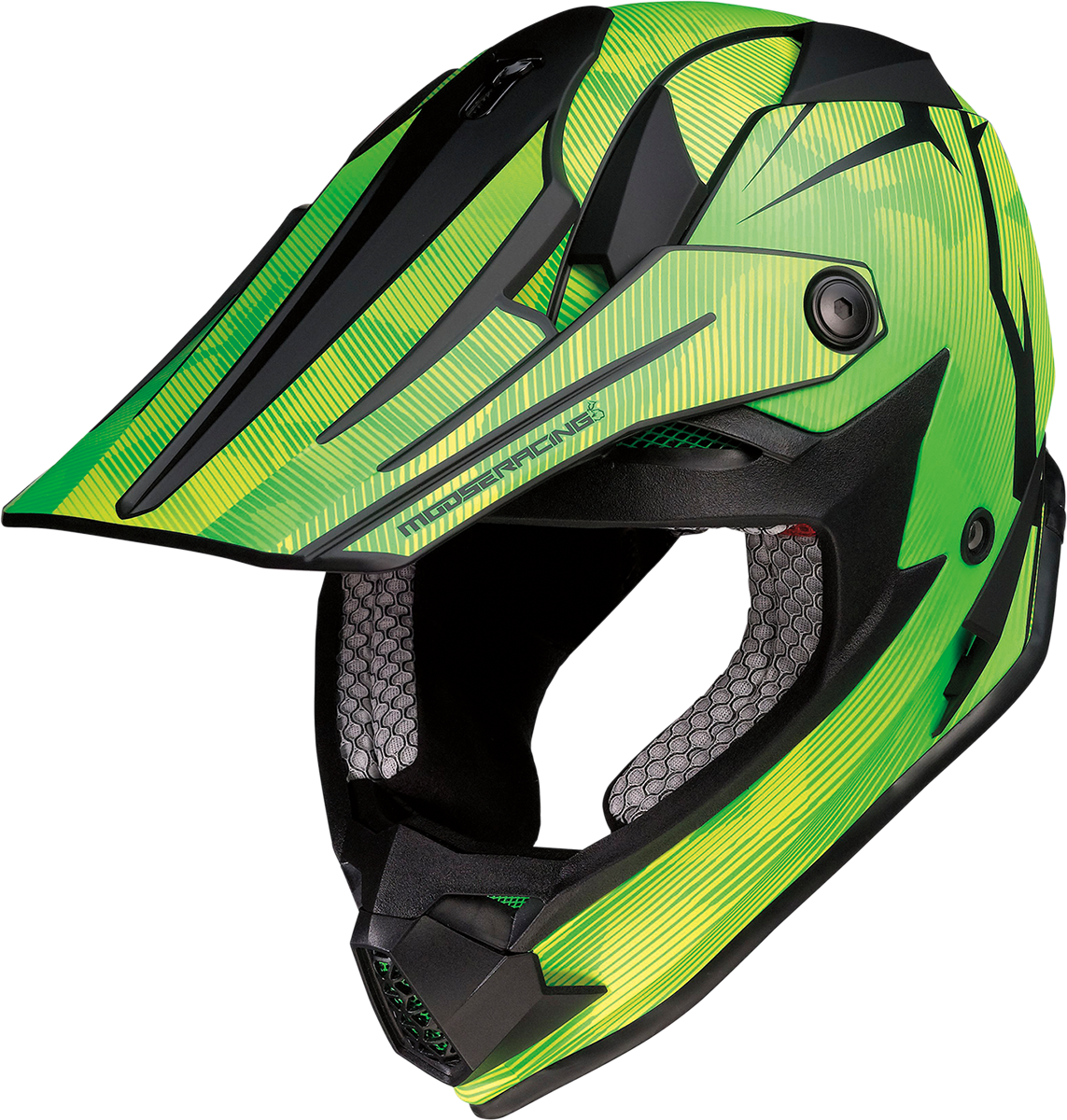 MOOSE RACING Youth F.I. Helmet - Agroid Camo - MIPS? - Yellow/Green - Small 0111-1523