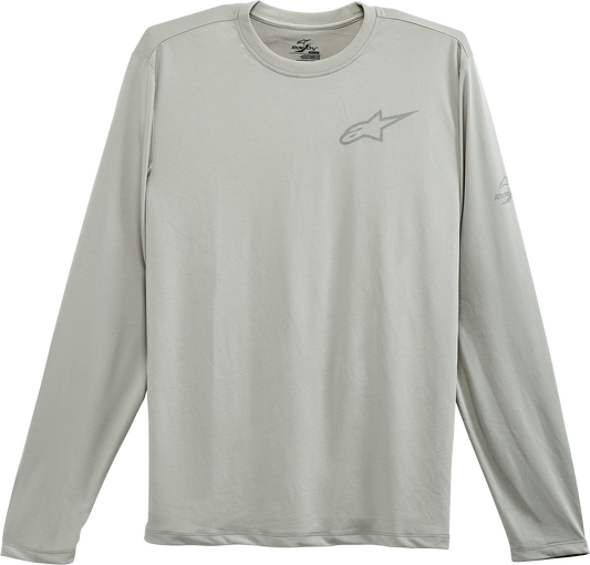 ALPINESTARS Pursue Performance Long-Sleeve T-Shirt - Silver - Large 1232-71000-19-L