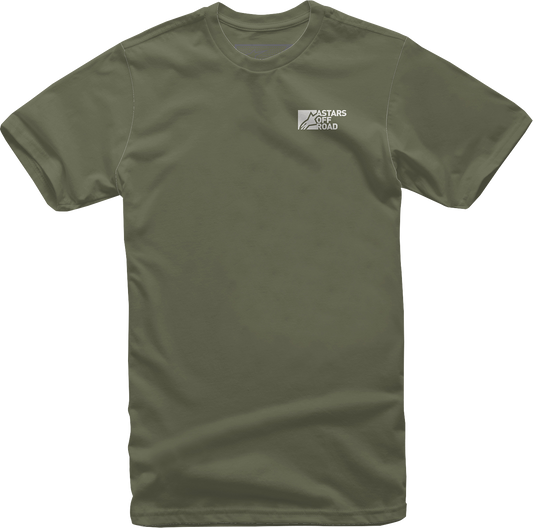 ALPINESTARS Painted T-Shirt - Military Green - Large 1232-72224-690L