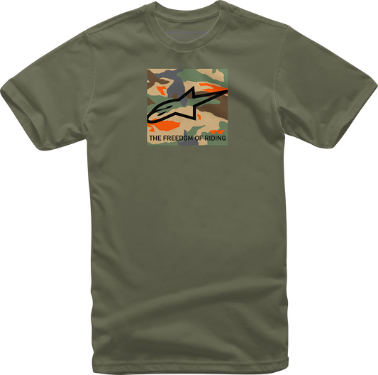 ALPINESTARS Free Camo T-Shirt - Military - XL 1232-72220690XL