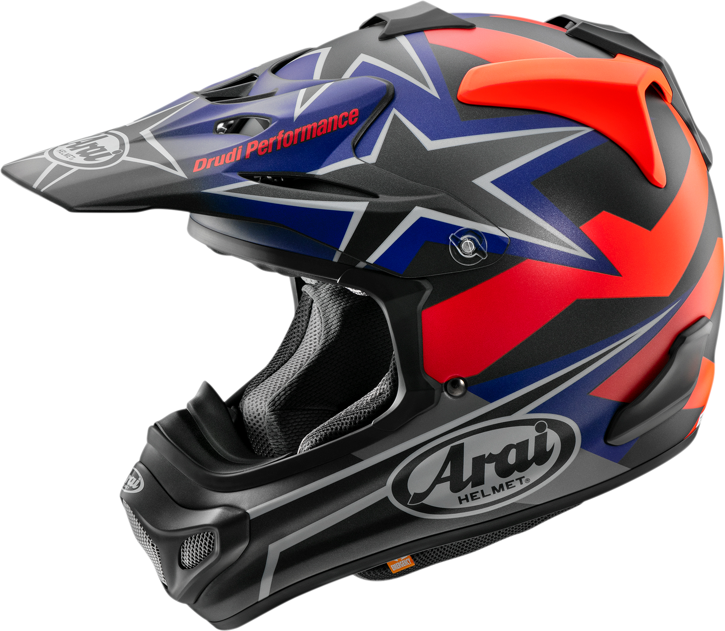 ARAI HELMETS VX-Pro4 Helmet - Stars & Stripes - Black Frost - Large 0110-8209
