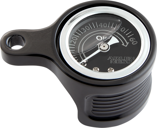 ARLEN NESS Oil Pressure Gauge Kit - M8 - Black 610-101