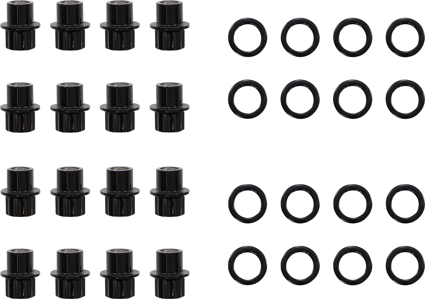 MOOSE UTILITY Lug Nut - Carbon Fiber Wheel - Steel - 3/8"-24 LNBOET3824ASTKT