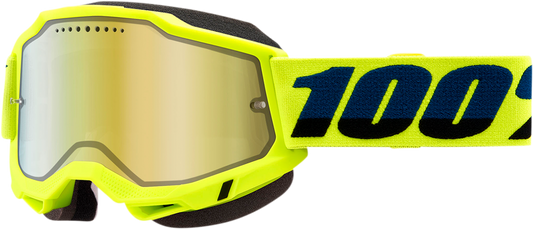 Accuri 2 Snow Goggles - Fluo Yellow - Gold Mirror