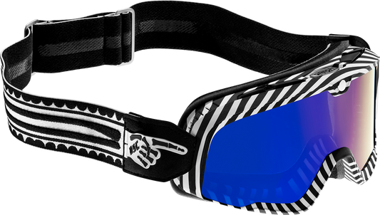 Barstow Goggles - Death Spray - Blue Mirror