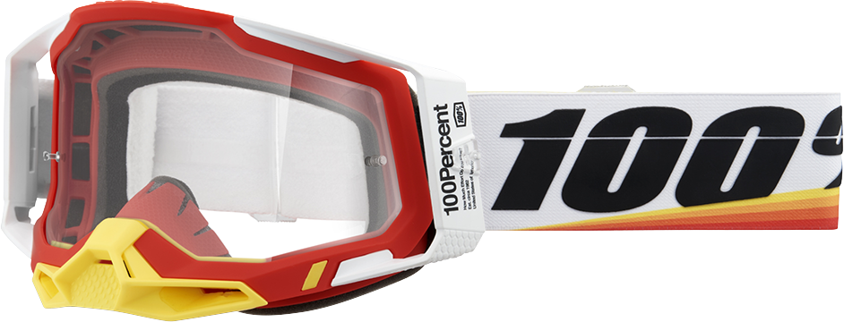 Racecraft 2 Goggles - Arsham Red - Clear